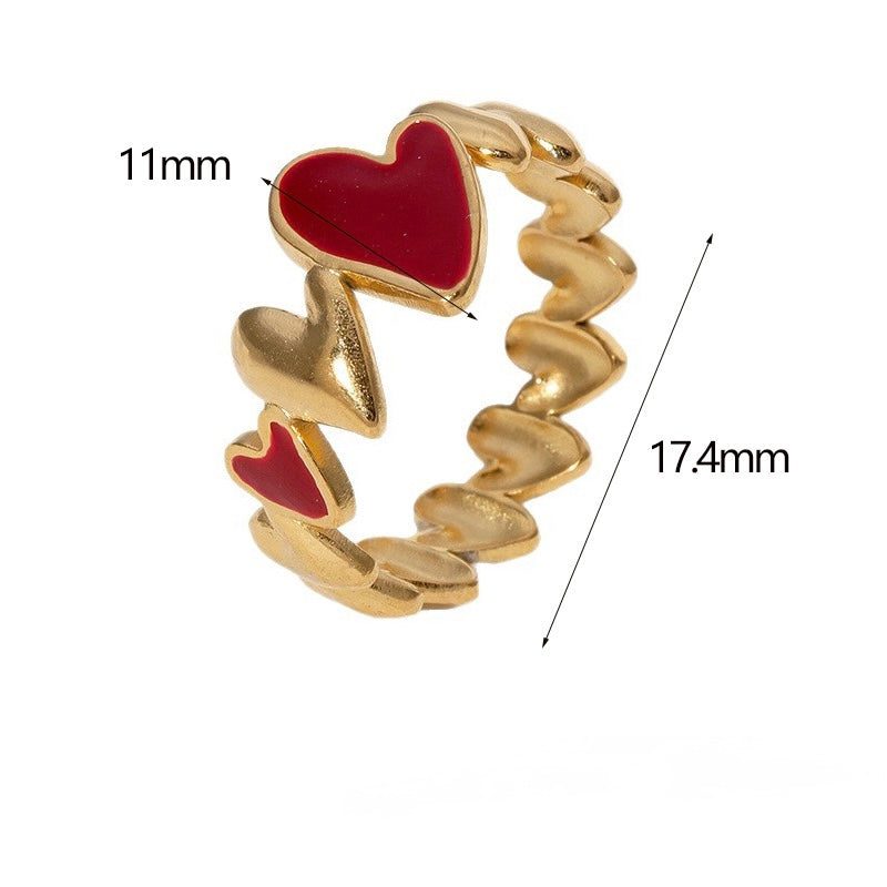 Anillo ajustable - acero inoxidable (1 pieza)