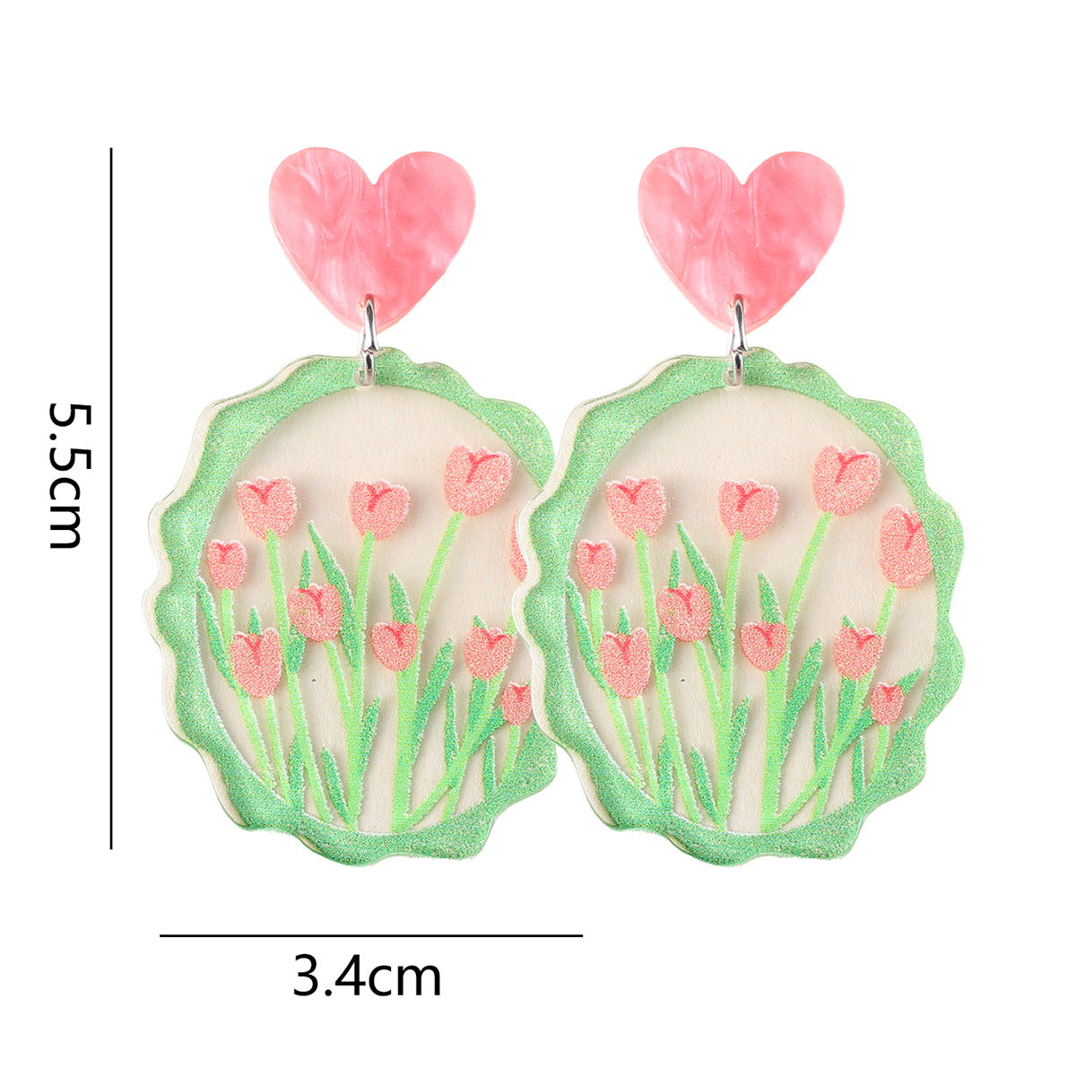 Aretes tulipanes