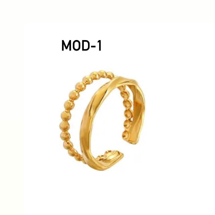 Anillo ajustable de acero - 1 pieza