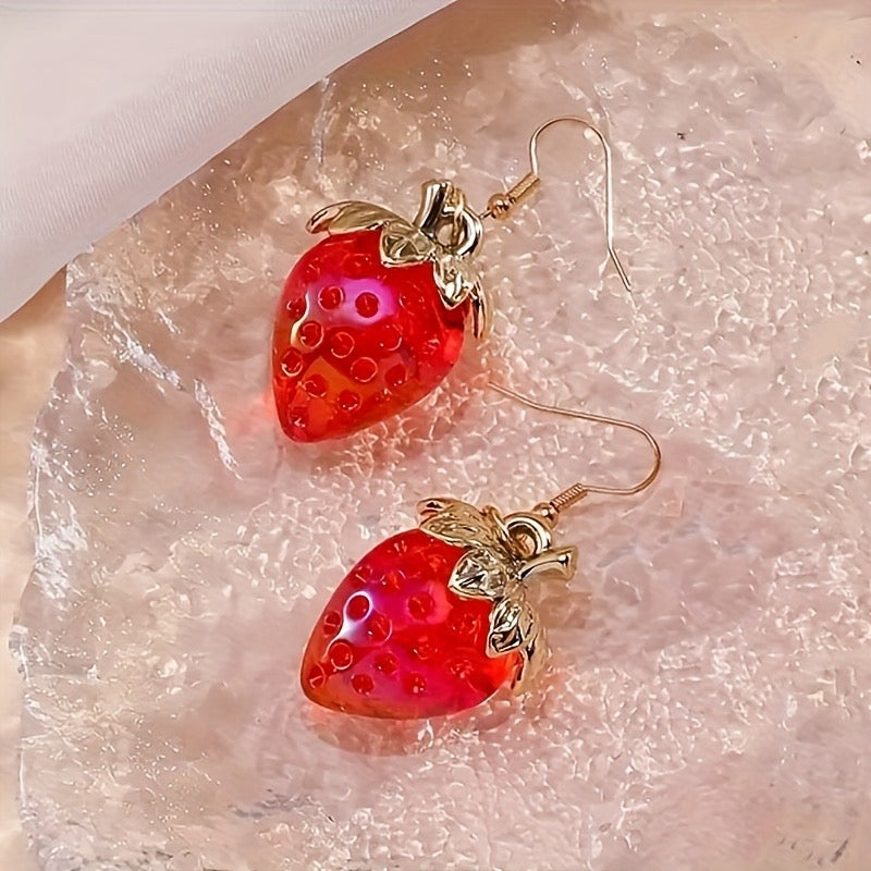 aretes de fresas