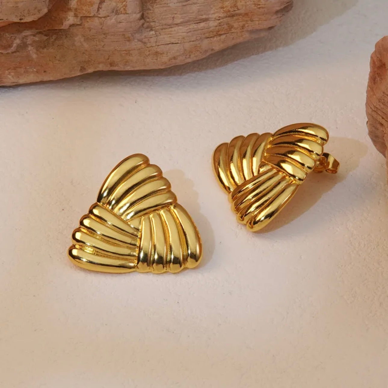 Aretes triangulares- acero inoxidable