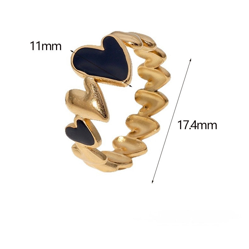 Anillo ajustable - acero inoxidable (1 pieza)