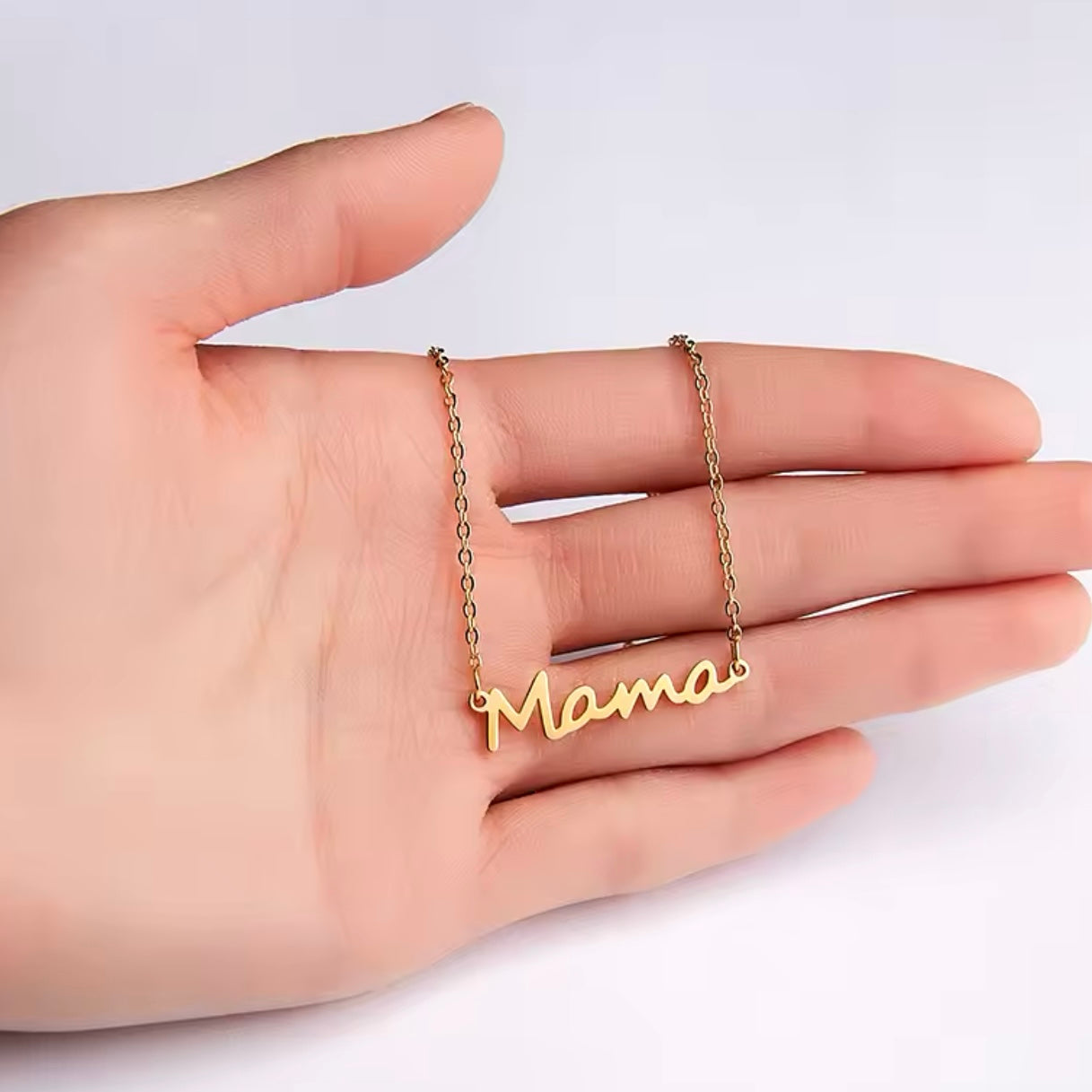 Collar mamá acero inoxidable