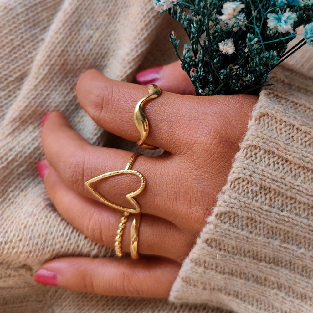 Anillo ajustable de acero - 1 pieza