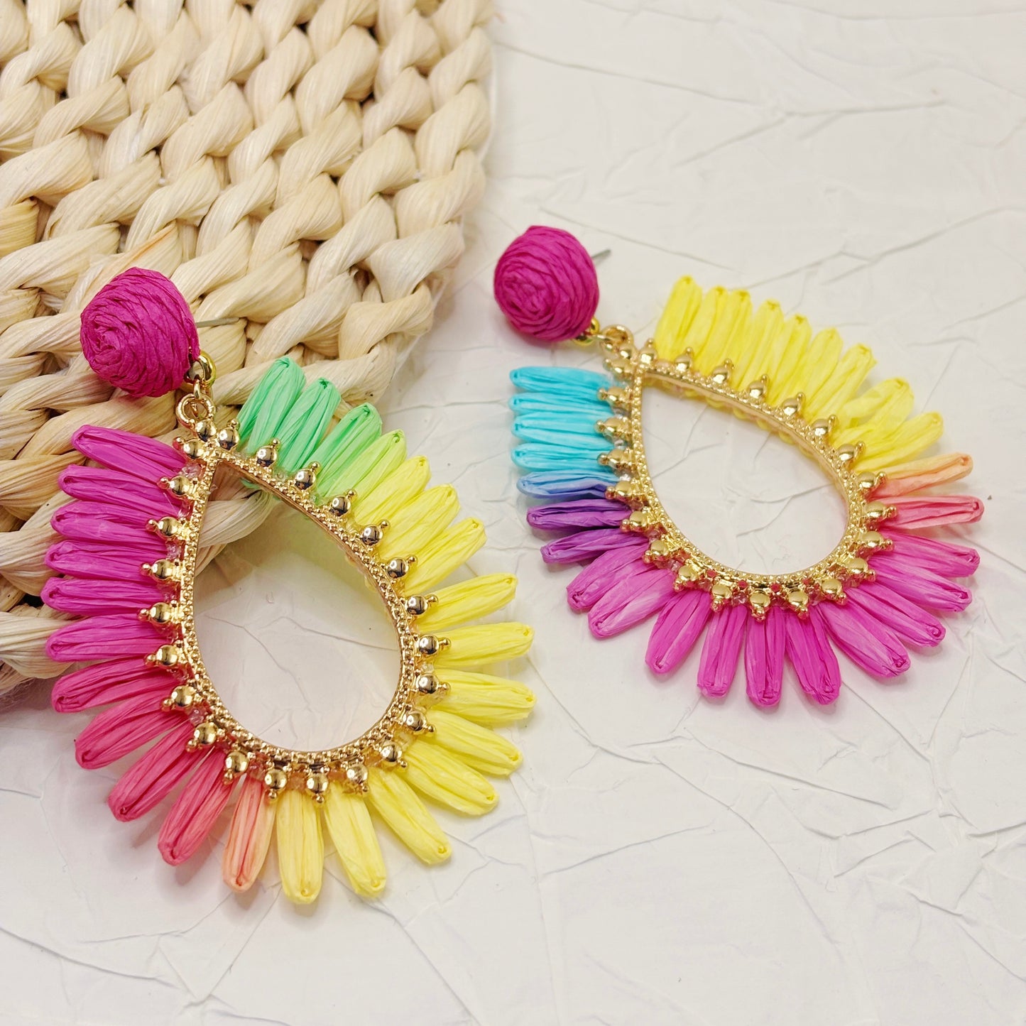 Aretes de colores