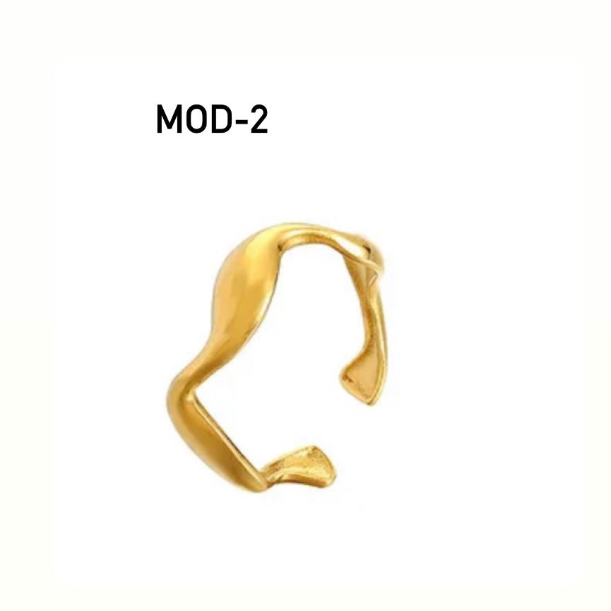 Anillo ajustable de acero - 1 pieza