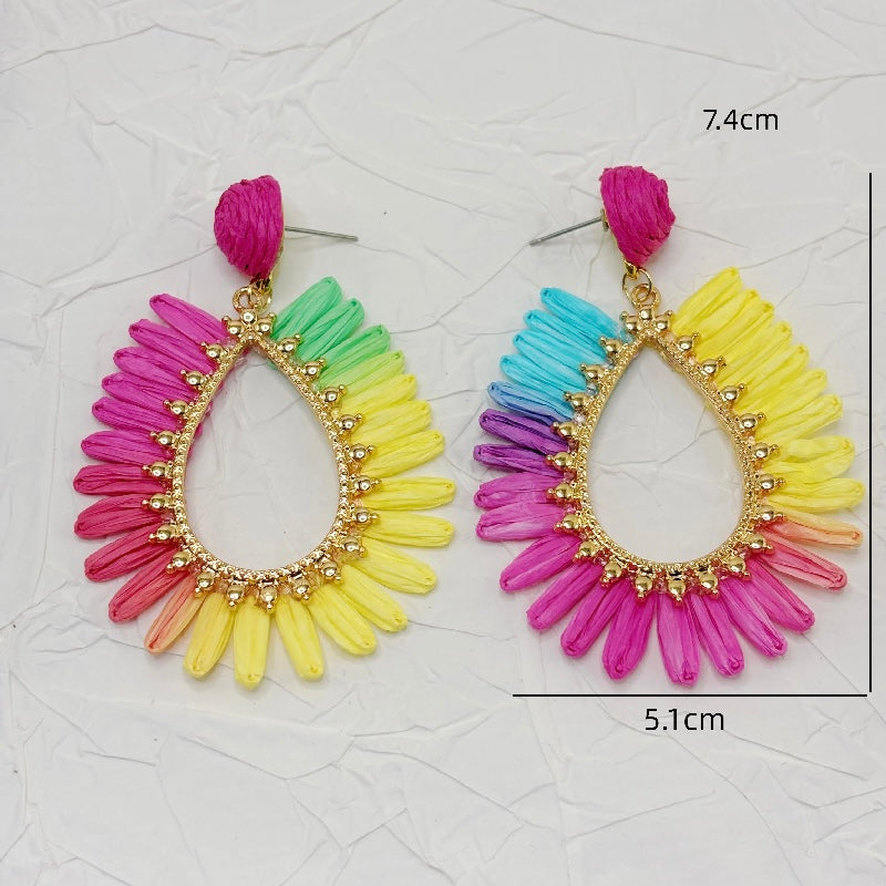 Aretes de colores