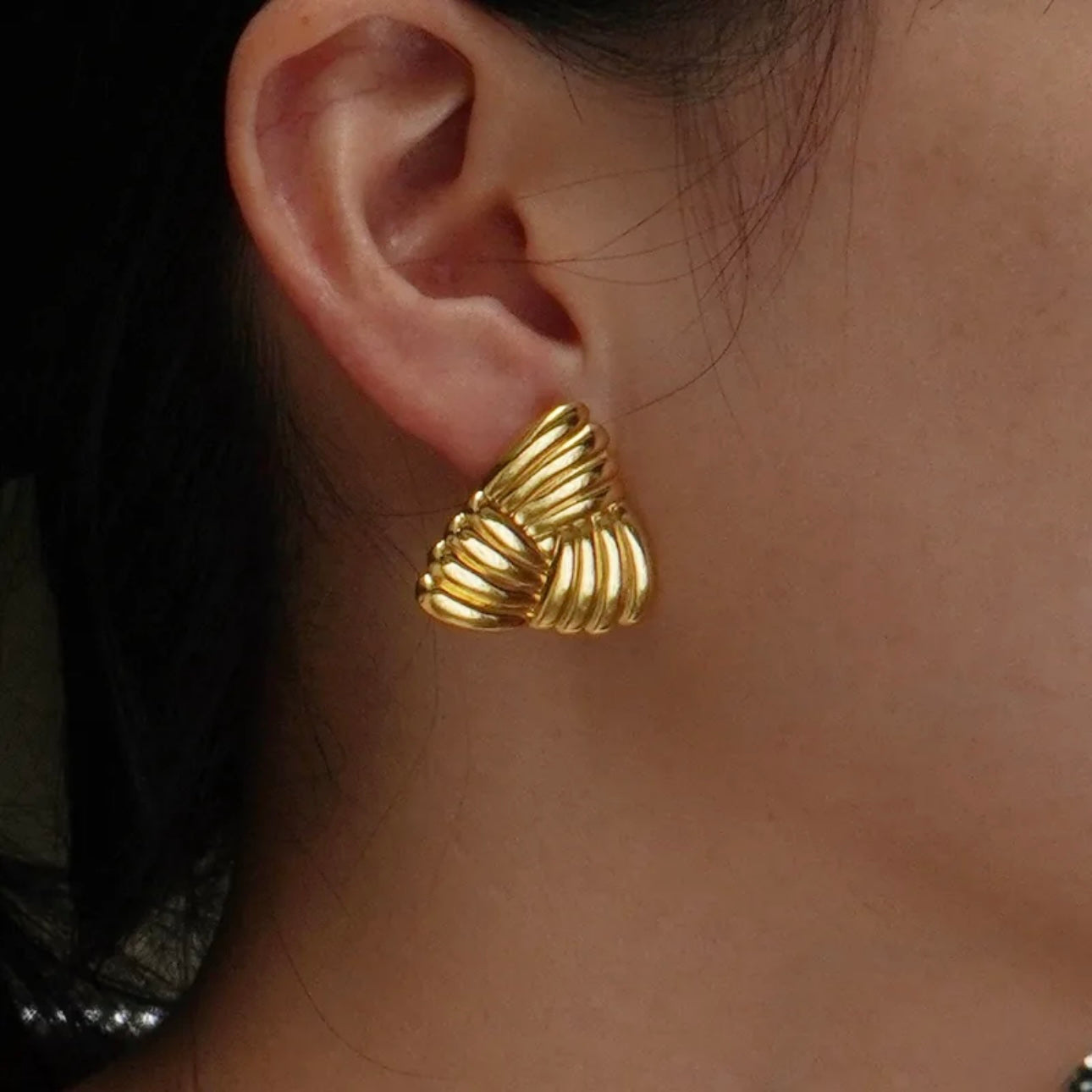 Aretes triangulares- acero inoxidable