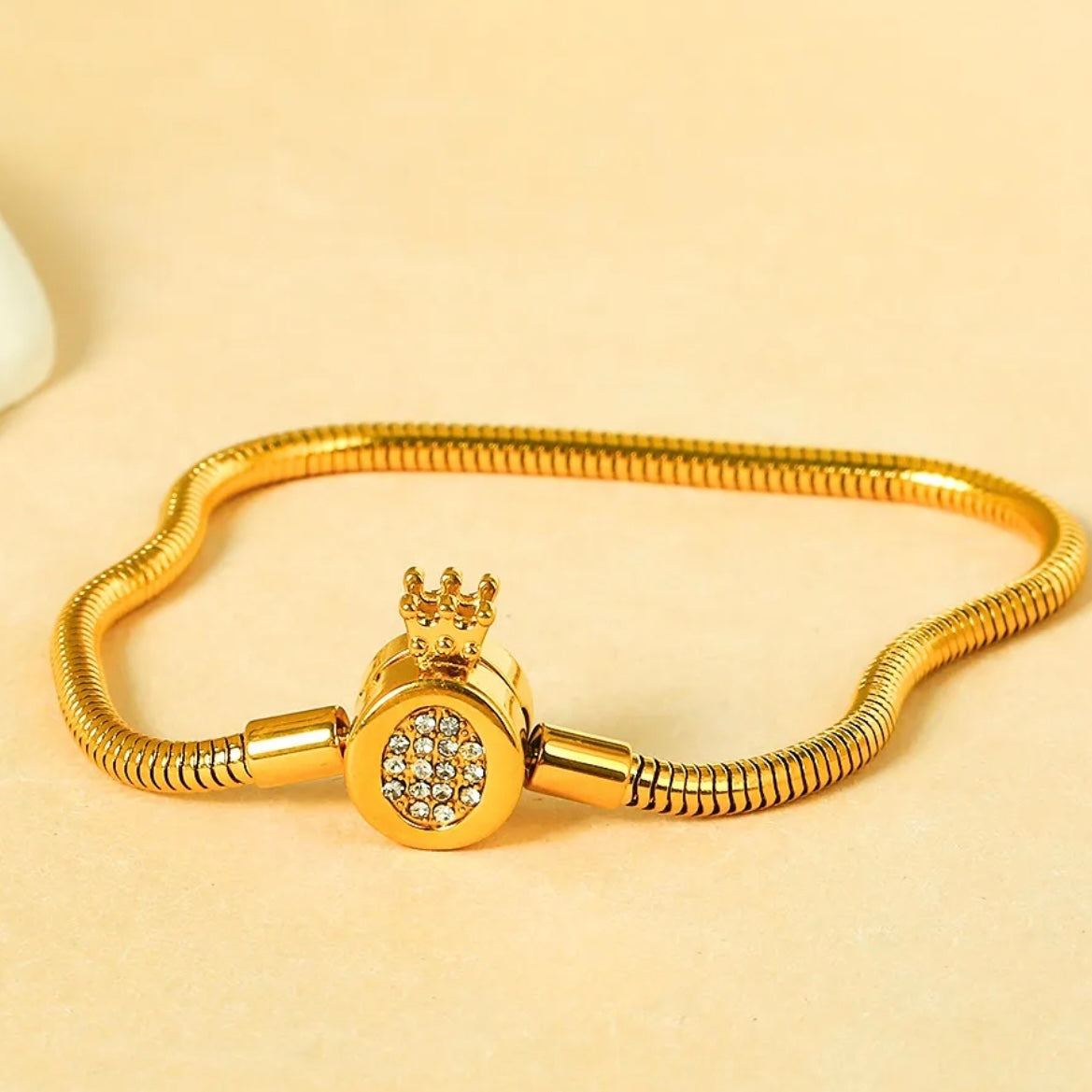 Pulsera dupe corona - acero inoxidable