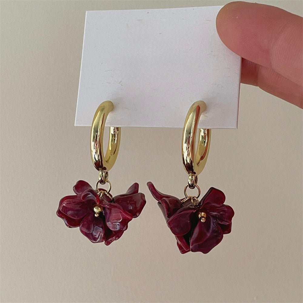Artes de flores rojas