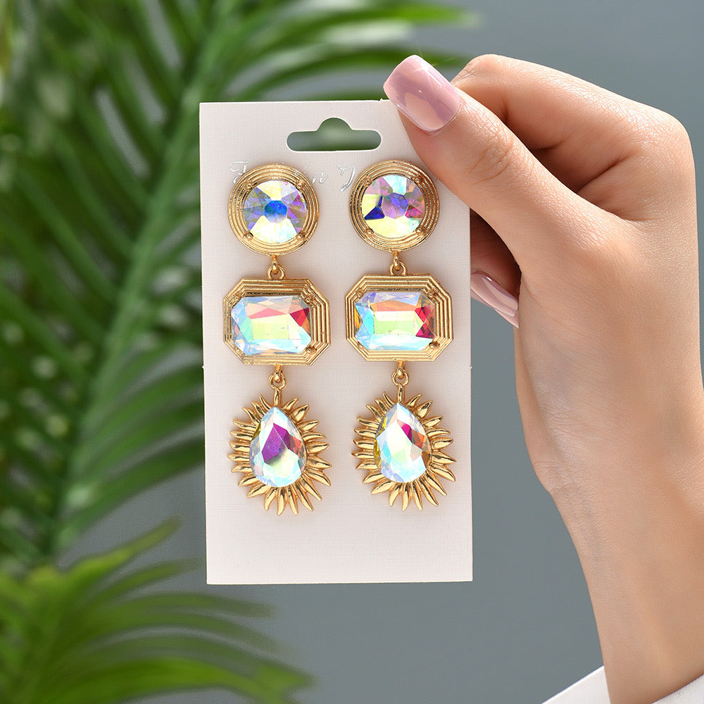 Aretes largos elegantes