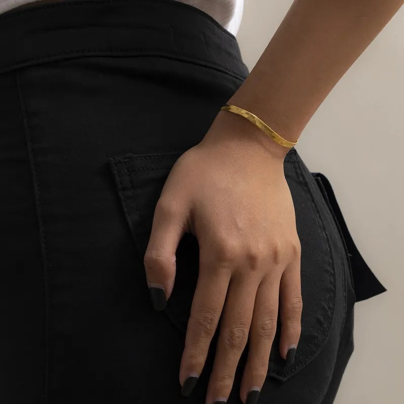 Pulsera serpiente - Acero inoxidable