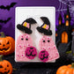 Aretes chaquiras fantasmita