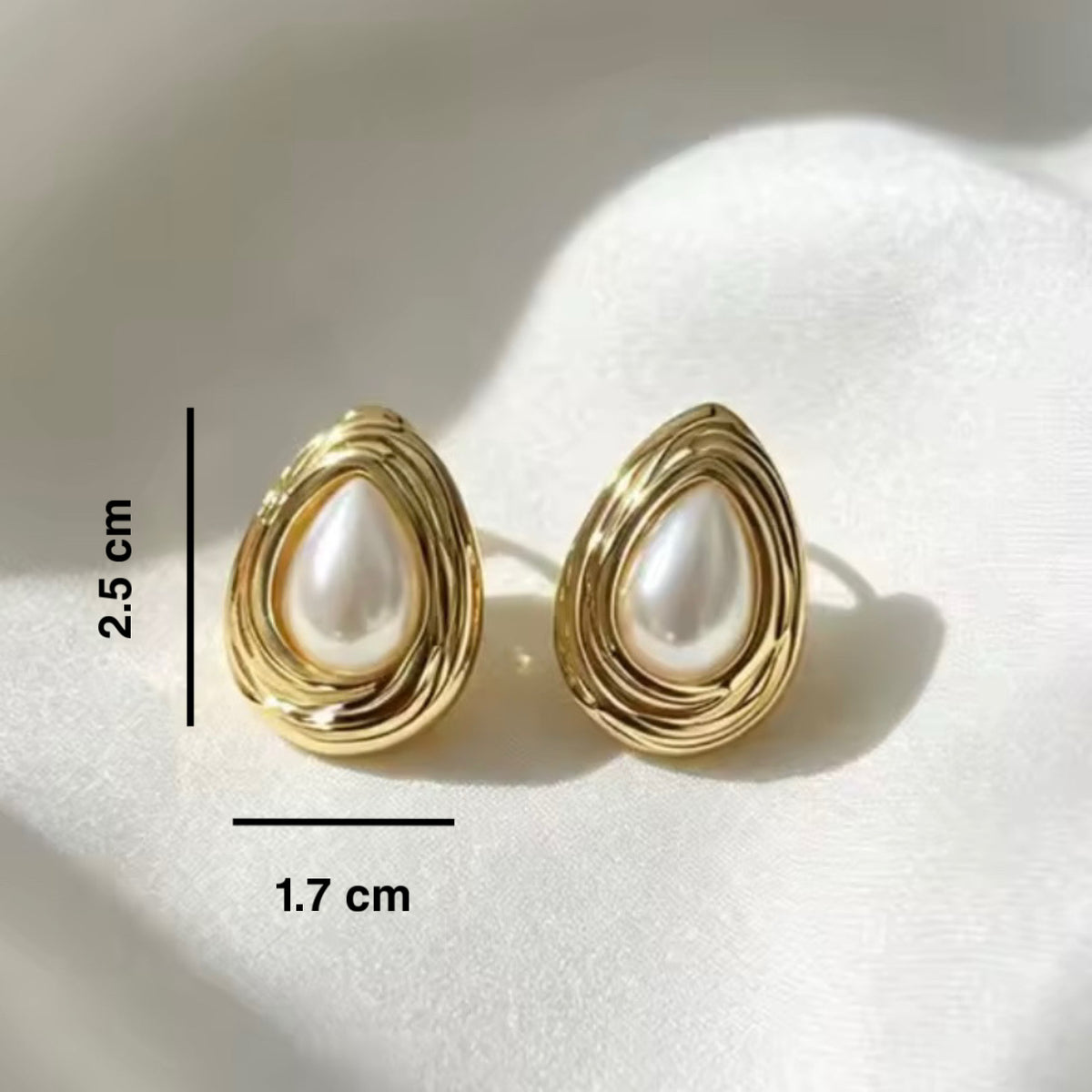 Aretes almendra  - acero inoxidable