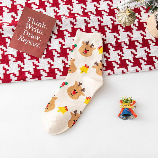 Calcetines navideños- renos