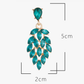 Aretes penacho- azules