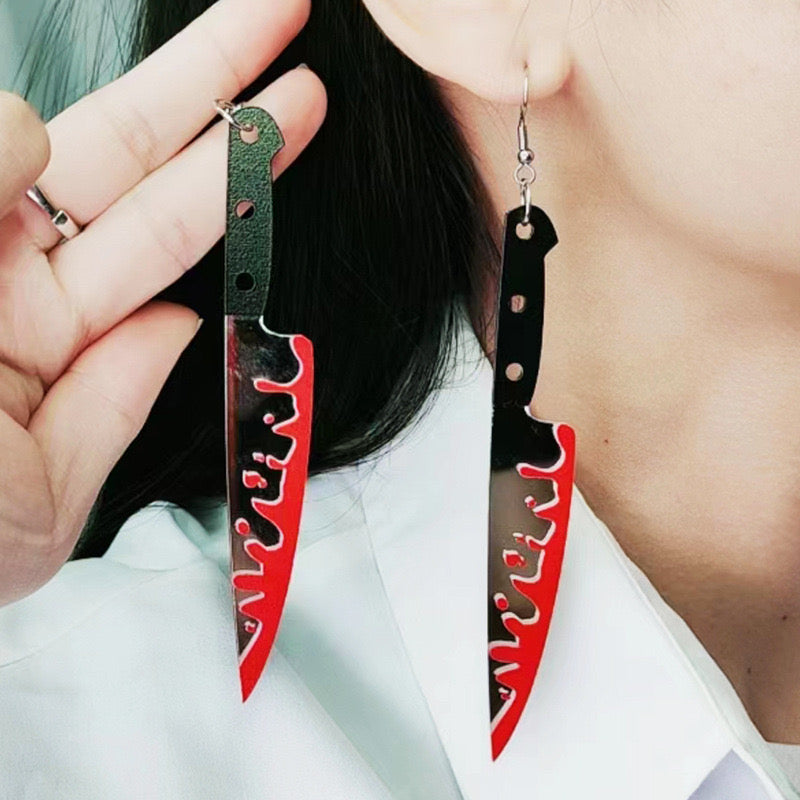 Aretes largos Halloween