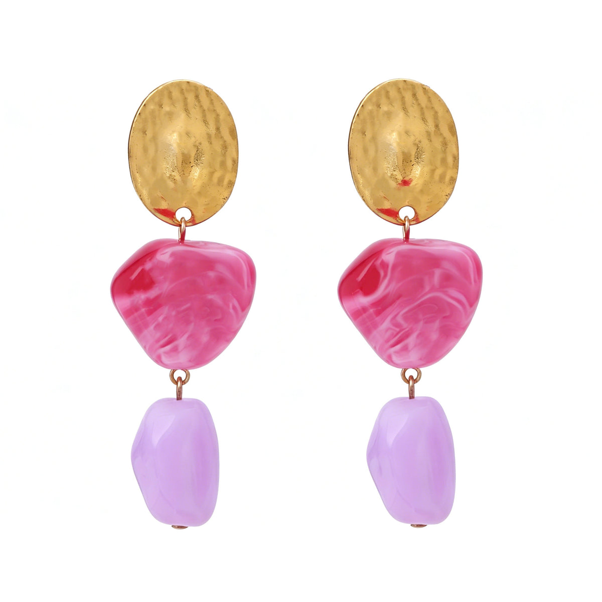 Aretes largos colores
