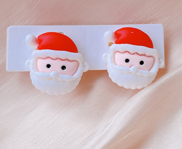 Aretes de clip Santa claus mod2