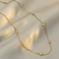 Collar bolitas - Acero inoxidable