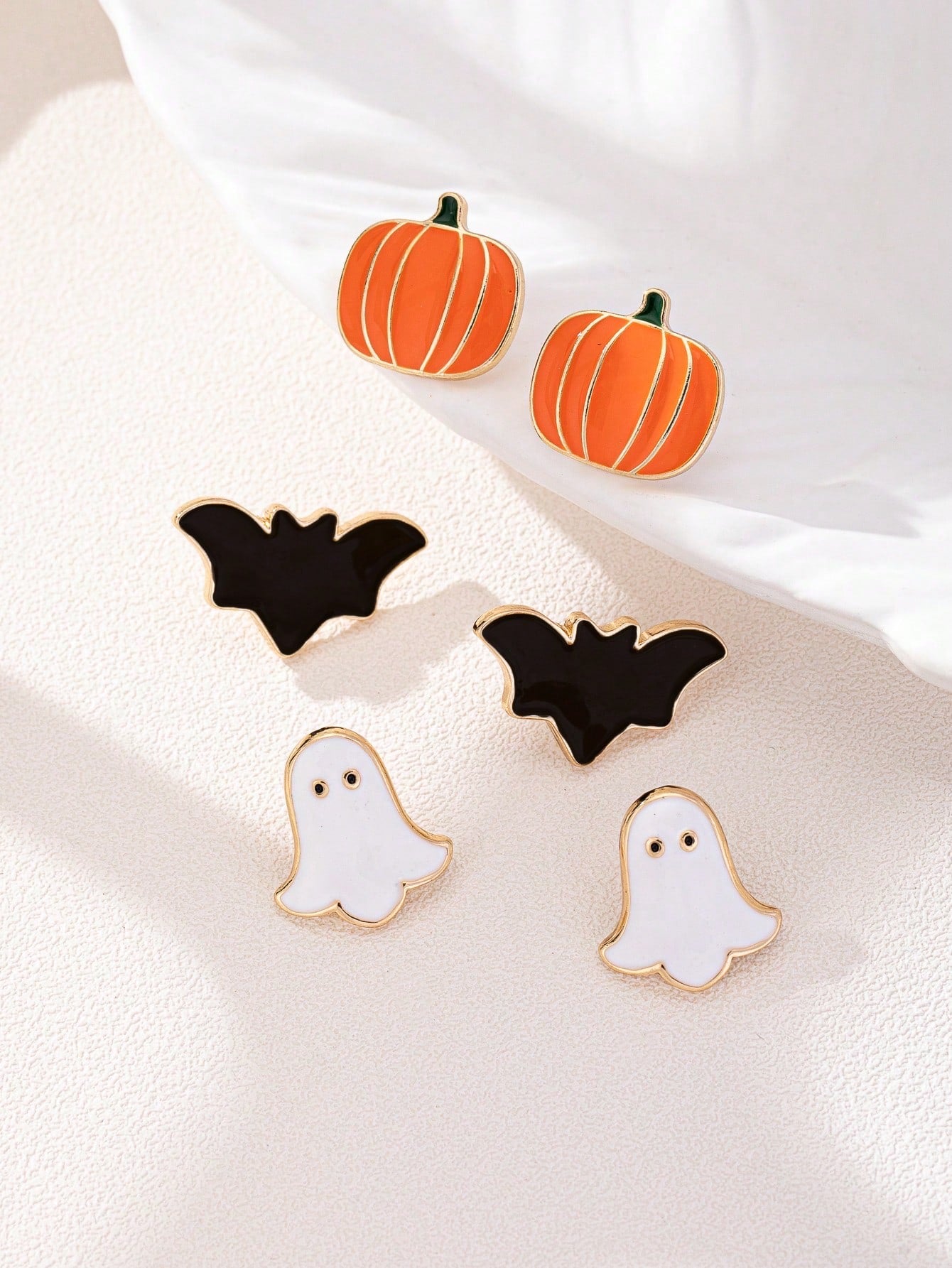 Set de 3 pares de aretes Halloween mod2