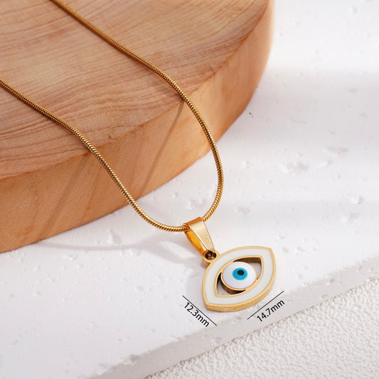 Collar de ojo- acero inoxidable