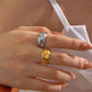 Anillo shine ajustable - acero inoxidable (1 pieza)