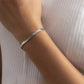Pulsera serpiente plateada - acero inoxidable