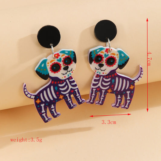 Aretes perrito (día de muertos)