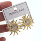 Aretes soles - acero inoxidable