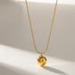 Collar con dije circular acero inoxidable