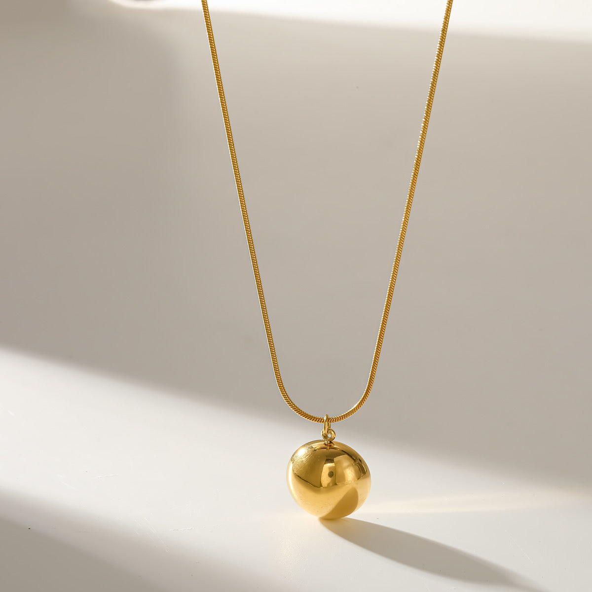 Collar con dije circular acero inoxidable