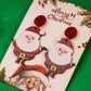 Aretes santa claus