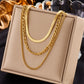 Collar en capas- acero inoxidable