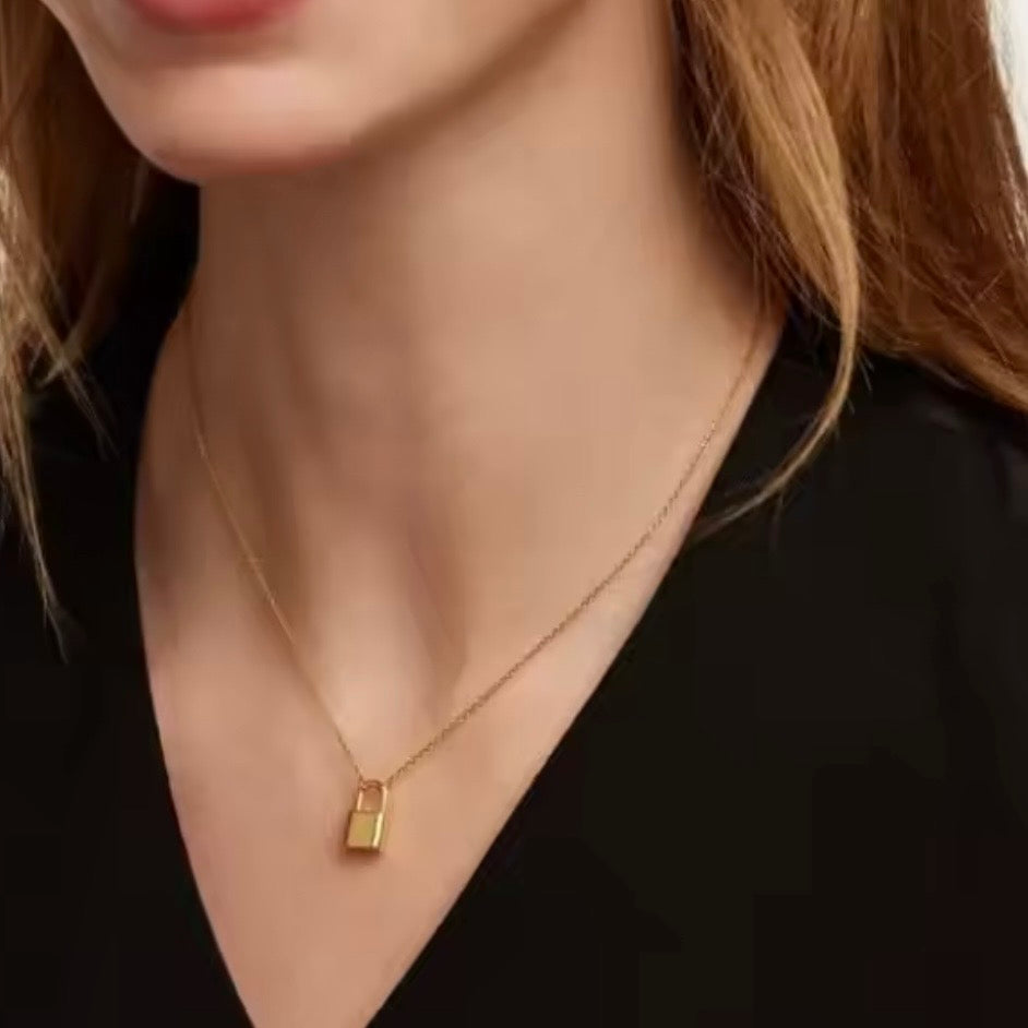 Collar candado- acero inoxidable