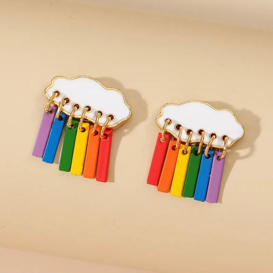 Aretes de arcoíris