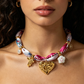 Collar con dijes de acero inoxidable - mod2