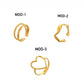 Anillo ajustable de acero - 1 pieza