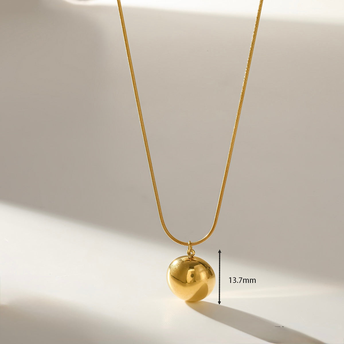 Collar con dije circular acero inoxidable