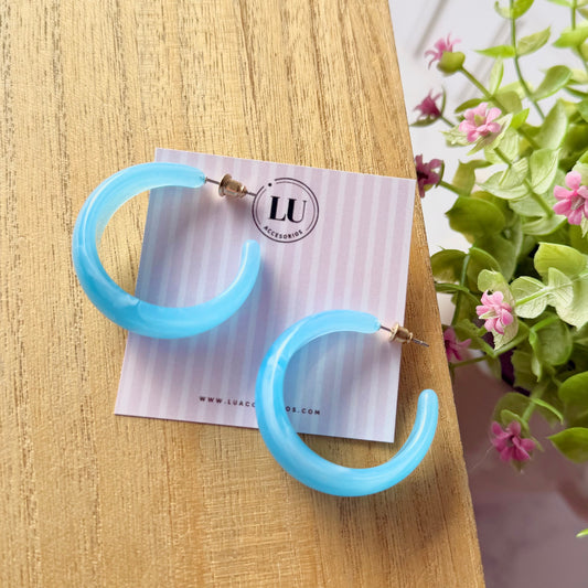Aretes azules