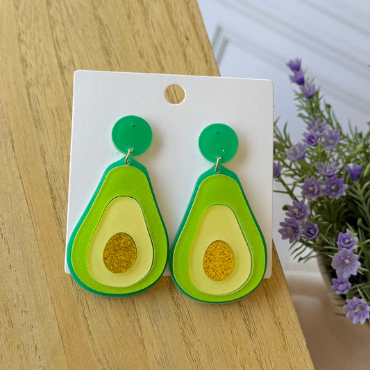 Aretes aguacates