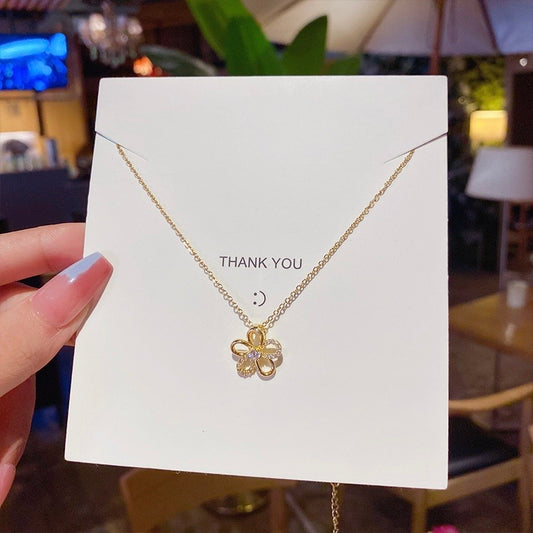 Collar flor- acero inoxidable