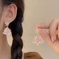 Aretes de arbolitos rosados