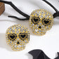 Aretes calaveras pedrería
