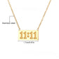 Collar 11:11 - acero inoxidable