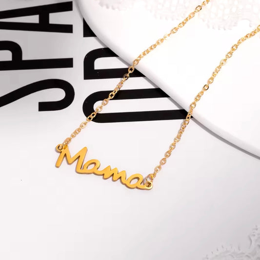 Collar mamá acero inoxidable
