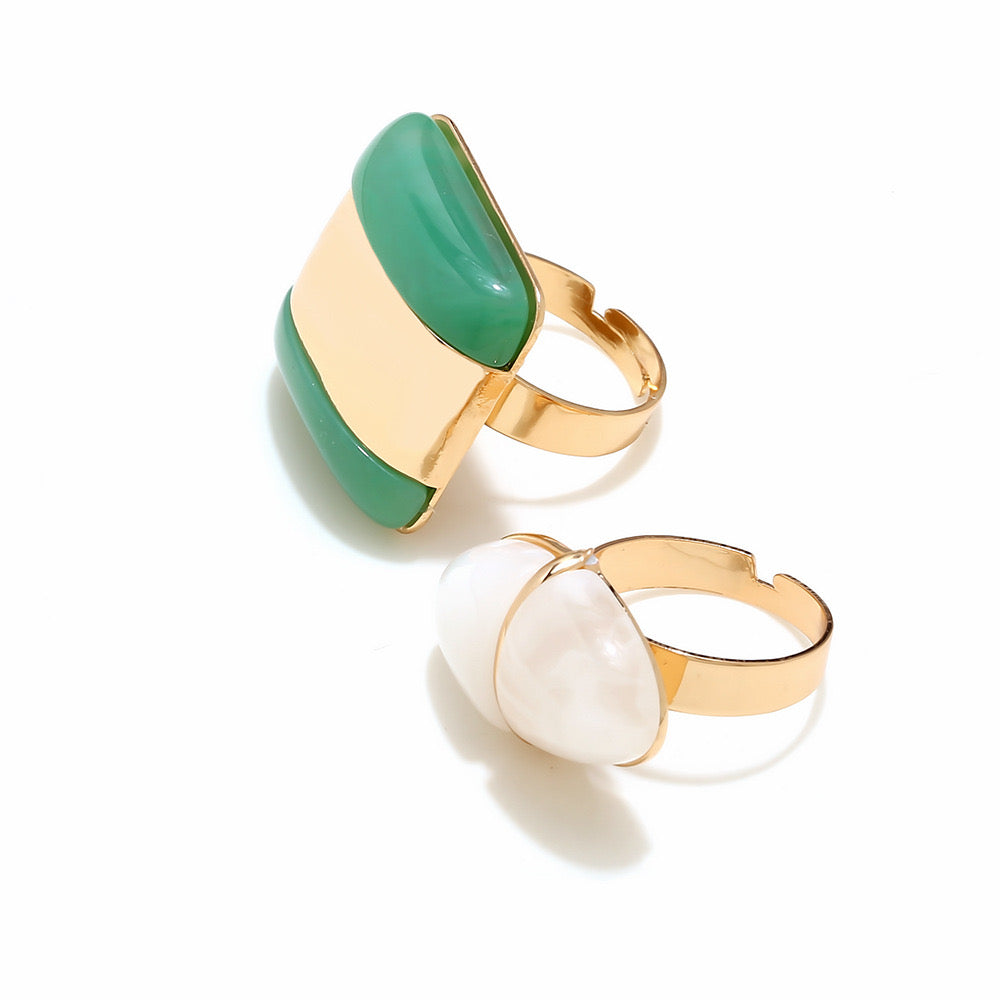 Set de 2 anillos ajustables