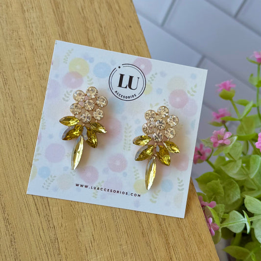 Aretes mod19 amarillos