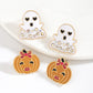 Set de 2 pares de aretes halloween