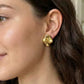 Aretes cuadrados pequeños - acero inoxidable
